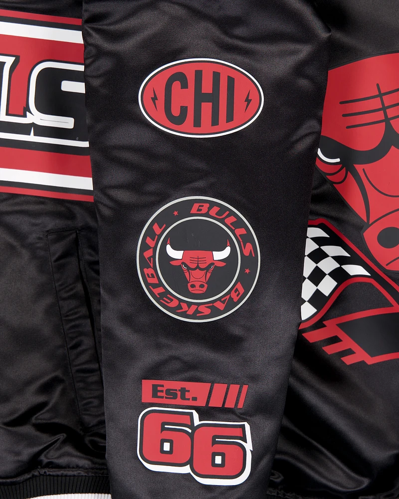 NewEra: RallyDrive Chi. Bulls Satin Jacket