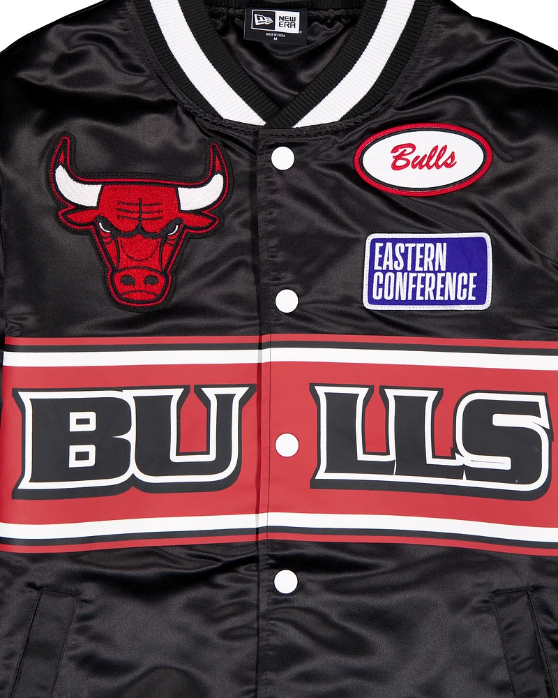 NewEra: RallyDrive Chi. Bulls Satin Jacket