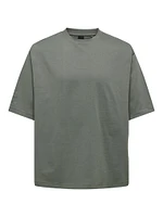 Only & Sons : Millenium Oversize S/S Tee - Castor Gray