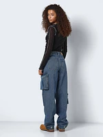 Noisy May : Baggy Cargo Denim