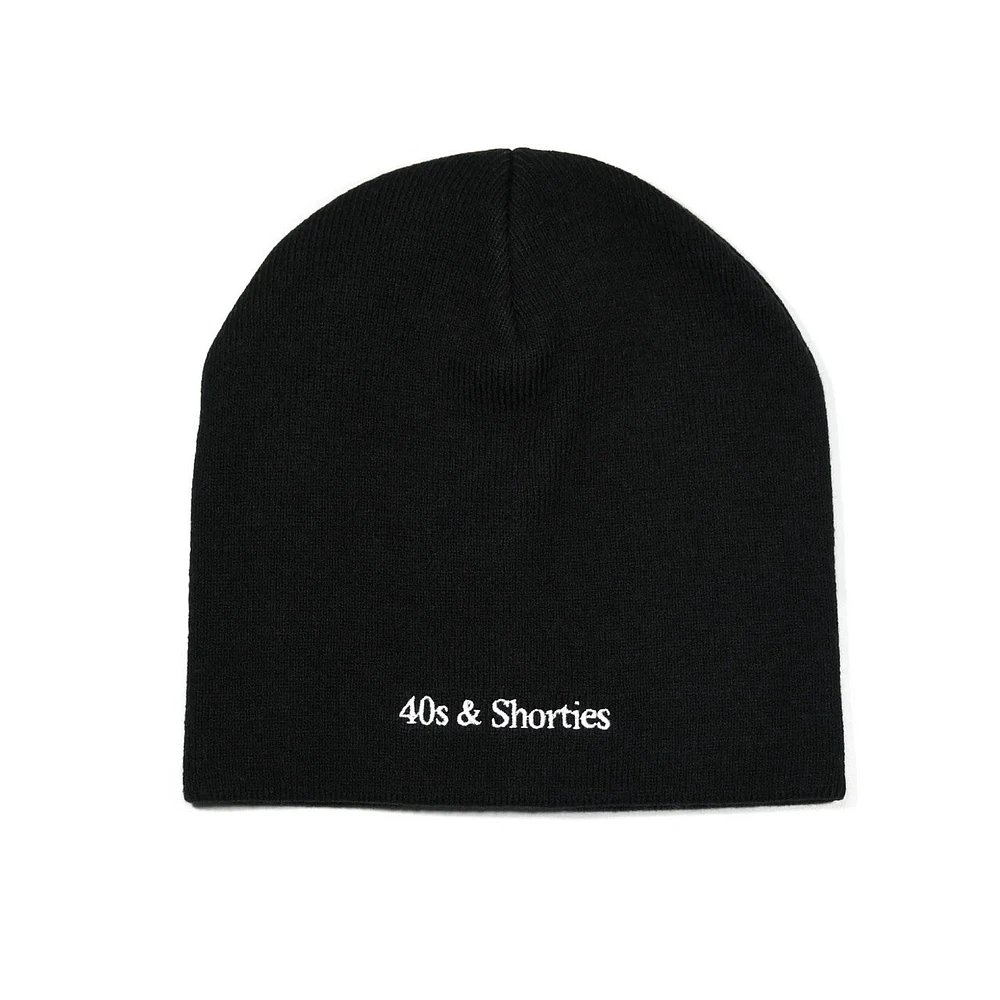 40's & Shorties : Text Logo Skull Beanie