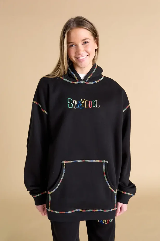 Stay Cool nyc : Tribal Chainstitch Hoodie