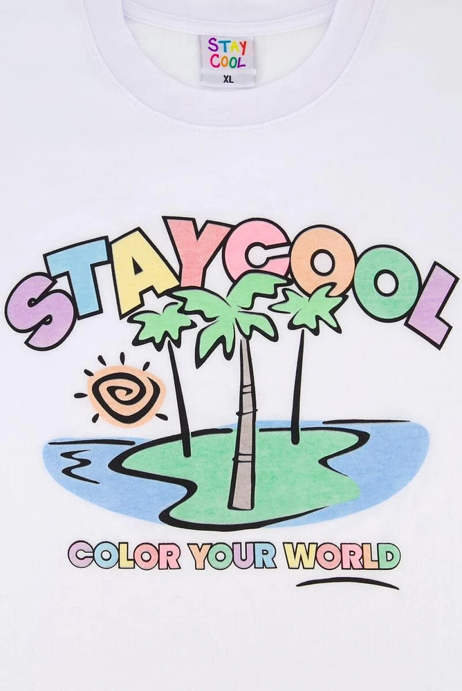 Stay Cool nyc : Watercolor Tee (Water Reactive)