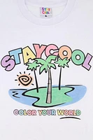 Stay Cool nyc : Watercolor Tee (Water Reactive)