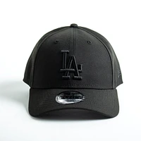 New Era : 940 LA Dodgers Black Logo Cap