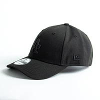 New Era : 940 LA Dodgers Black Logo Cap