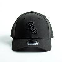 New Era : 940 Chi. White Sox Black Logo Cap