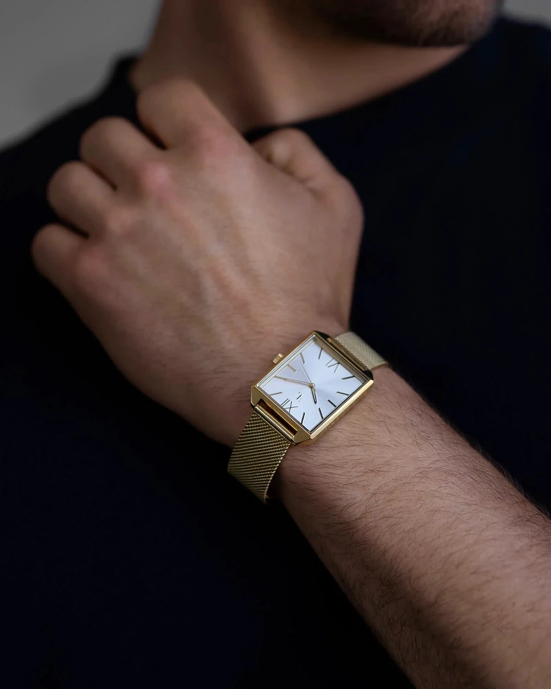 Five Jwlry : Prati Gold Mesh Watch