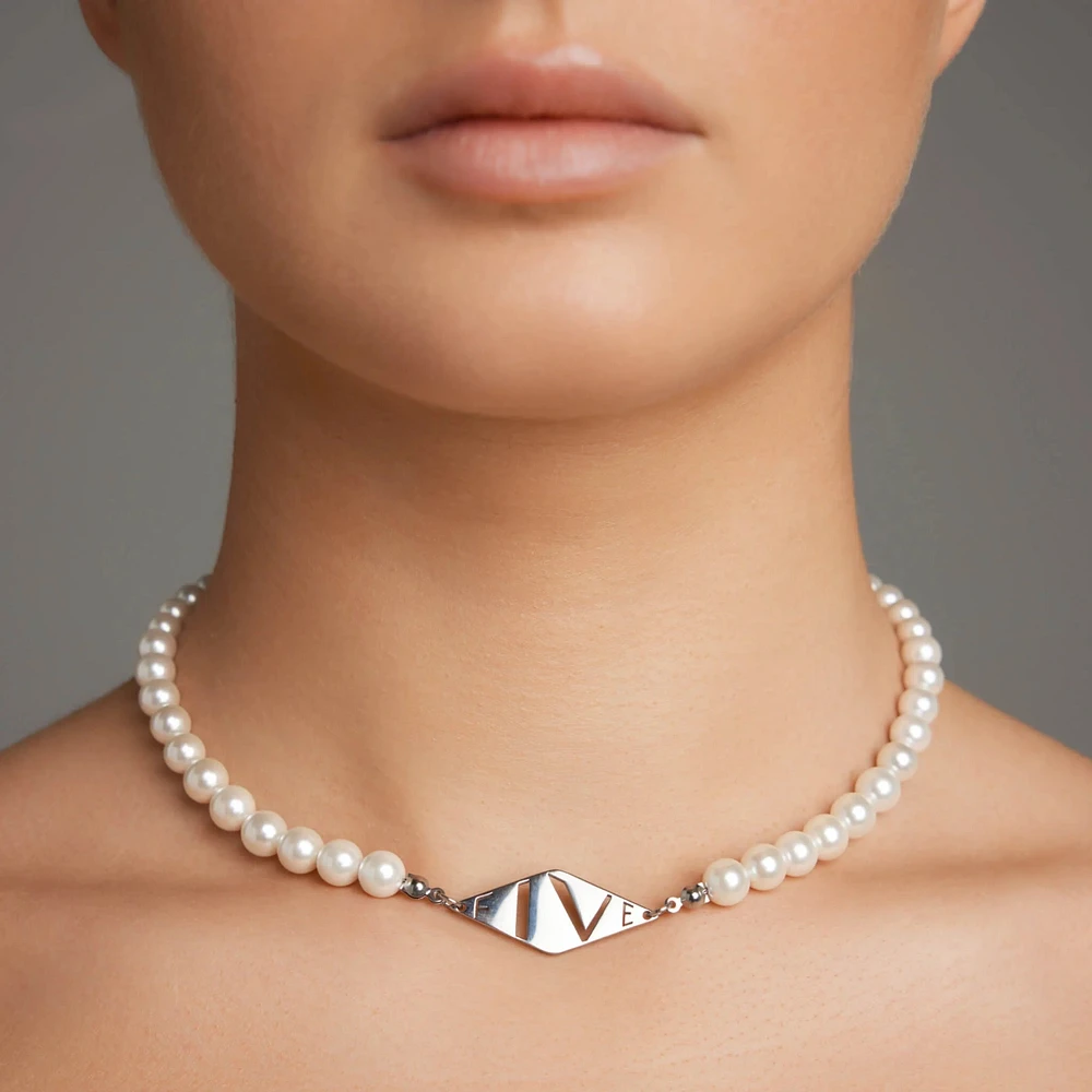 Five Jwlry : Skadar Gradient Pearl Necklace