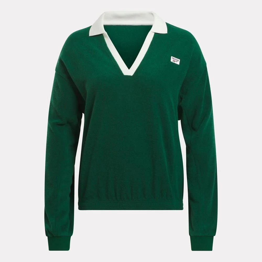 Reebok : Classic Court Sport Polo Sweatshirt