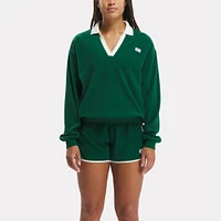 Reebok : Classic Court Sport Polo Sweatshirt