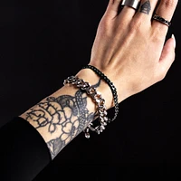 Hits : Cuban Link Chain Bracelet - 5mm - Black