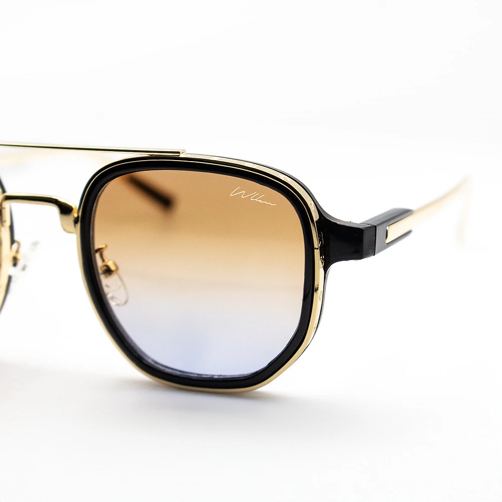 WLKN : Seeley Gold Frame Sunglasses