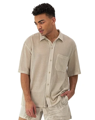 Champion : Mesh Button Down Shirt