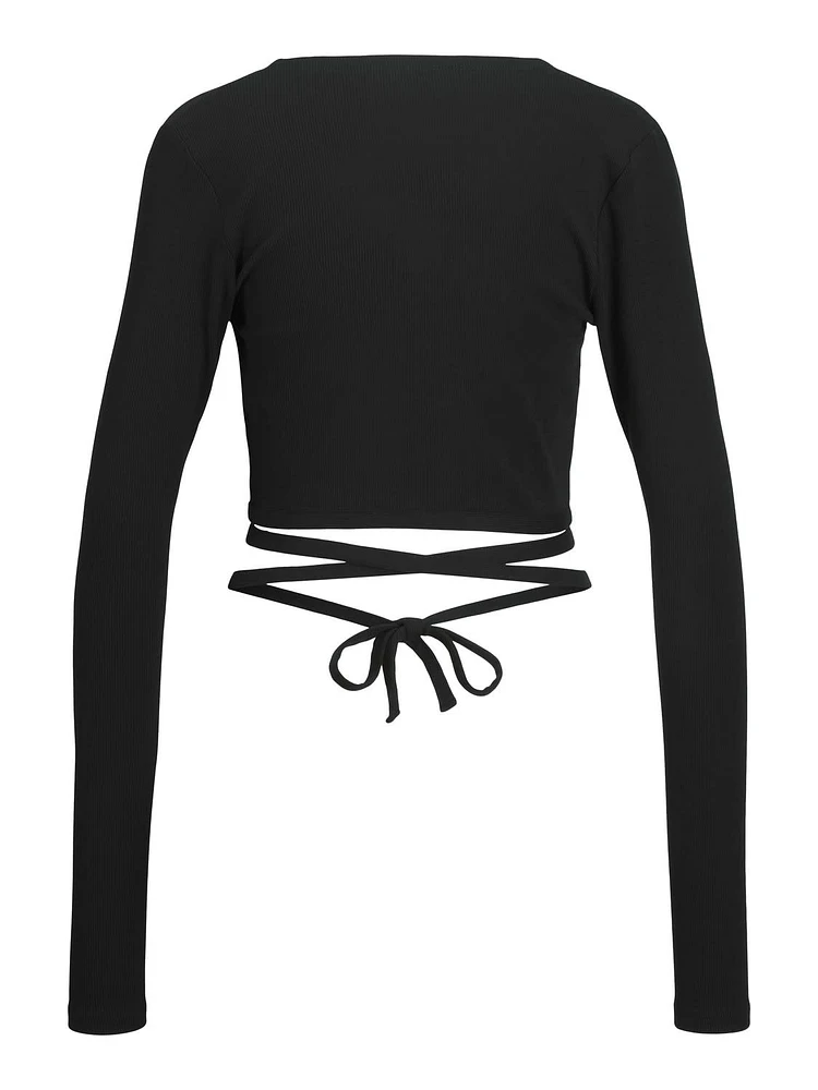 JJXX : Longsleeve Wrap Rip Top