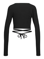 JJXX : Longsleeve Wrap Rip Top