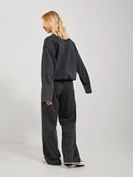 JJXX : Relaxed Midwaist Washed Sweatpants Set