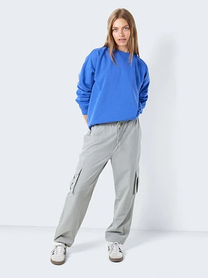 Noisy May : HighWaist Woven Cargo Pants