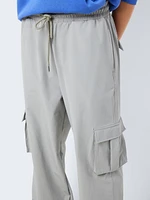 Noisy May : HighWaist Woven Cargo Pants