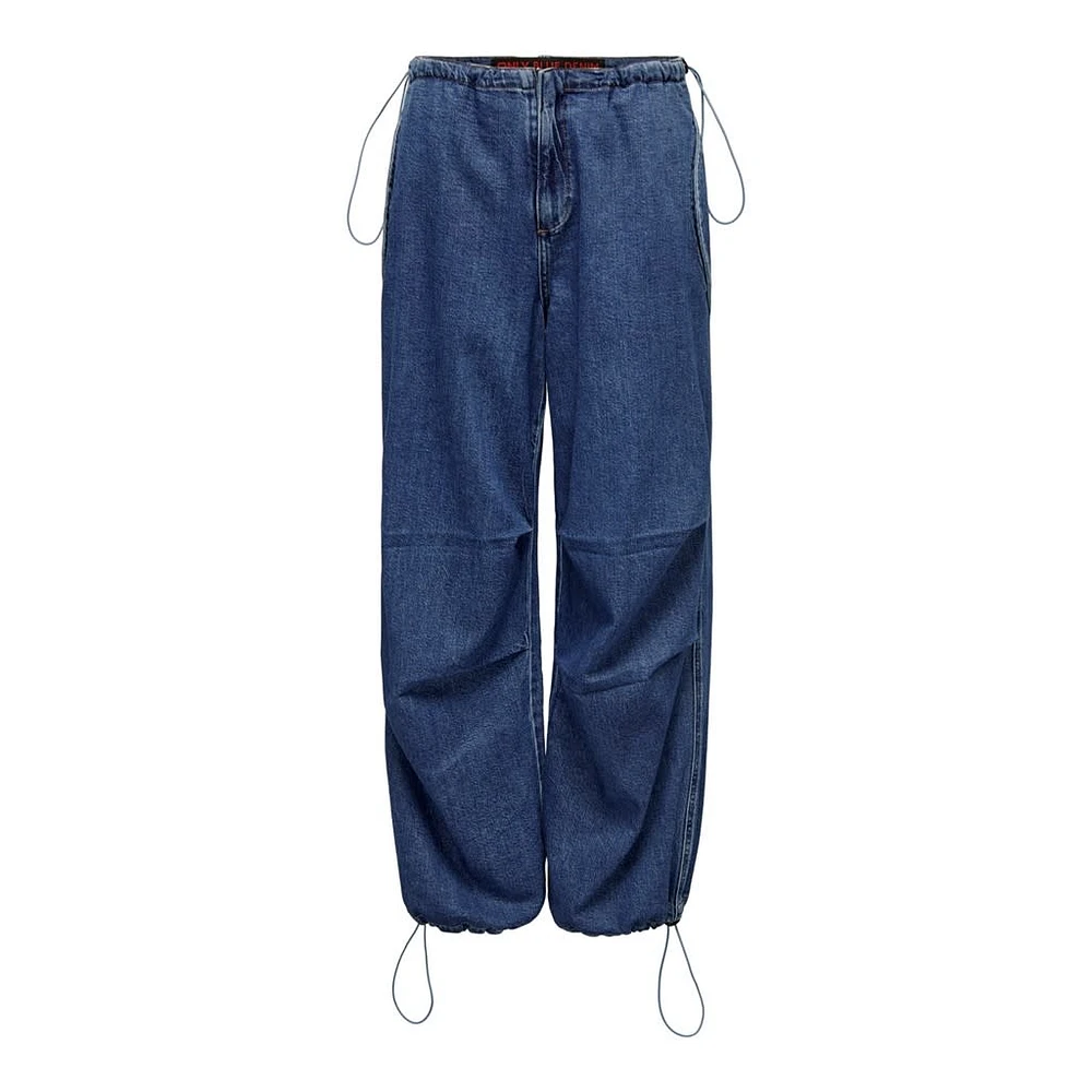 Only : Denim Parachute Pants