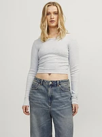 JJXX : Feline Long Sleeve Rib Tee