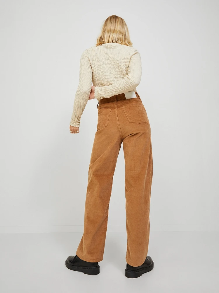 JJXX : Wide Corduroy Highwaist Pants