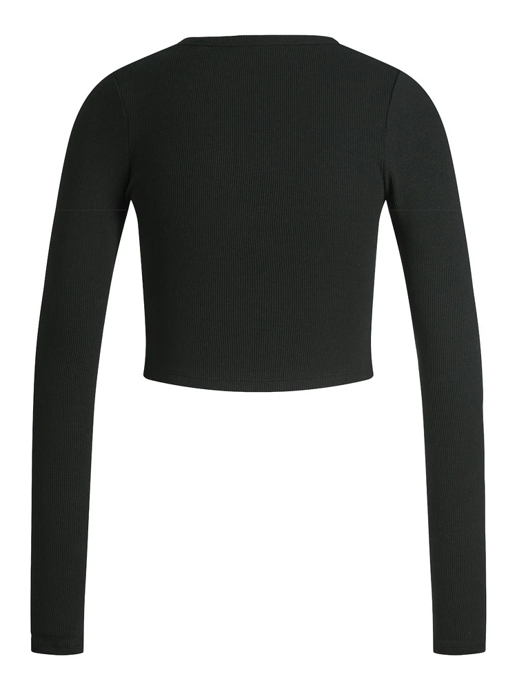 JJXX : JXFeline Long Sleeve Rib Tee