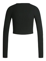 JJXX : JXFeline Long Sleeve Rib Tee