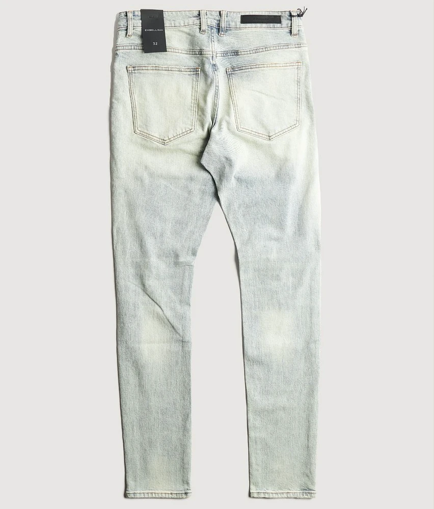 Embellish NYC : Delta Skinny Distressed Denim