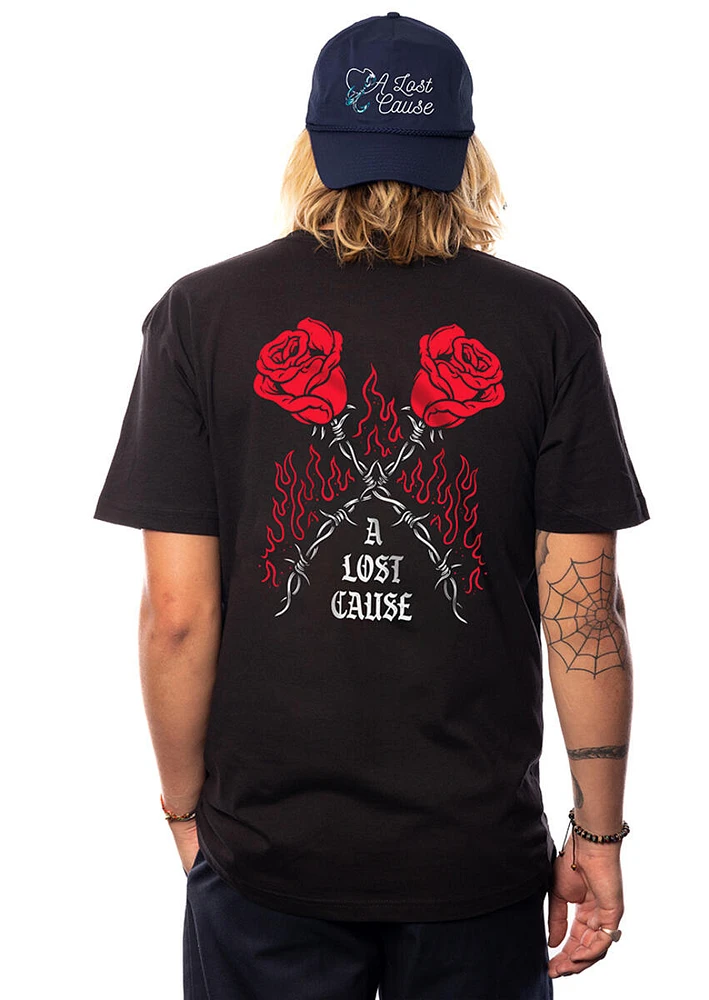 A Lost Cause : Burning Rose Tee