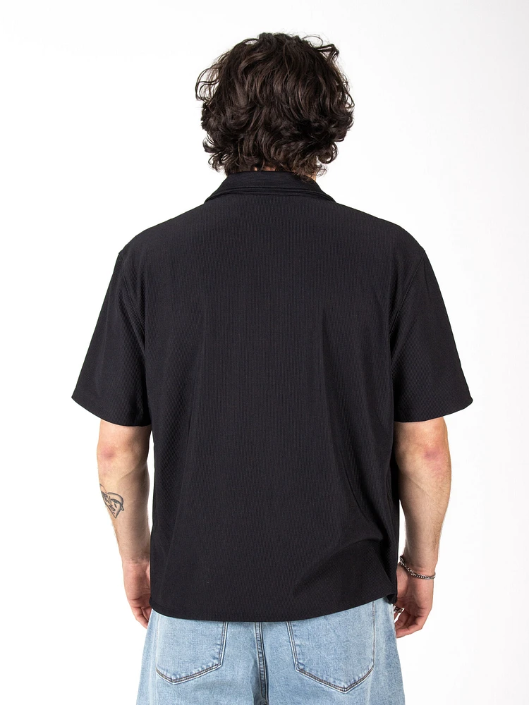 WLKN : Club Pleated Boxy Shirt