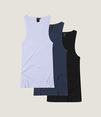 Former : Uniform Rib Singlet - Pack of 3