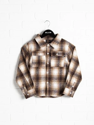 WLKN : Junior Social Plaid Shirt