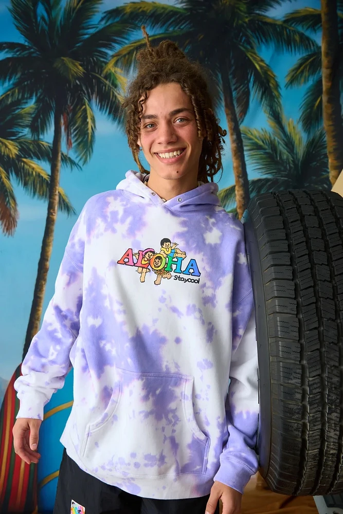 Stay Cool nyc : Aloha Tie-Dye Hoodie