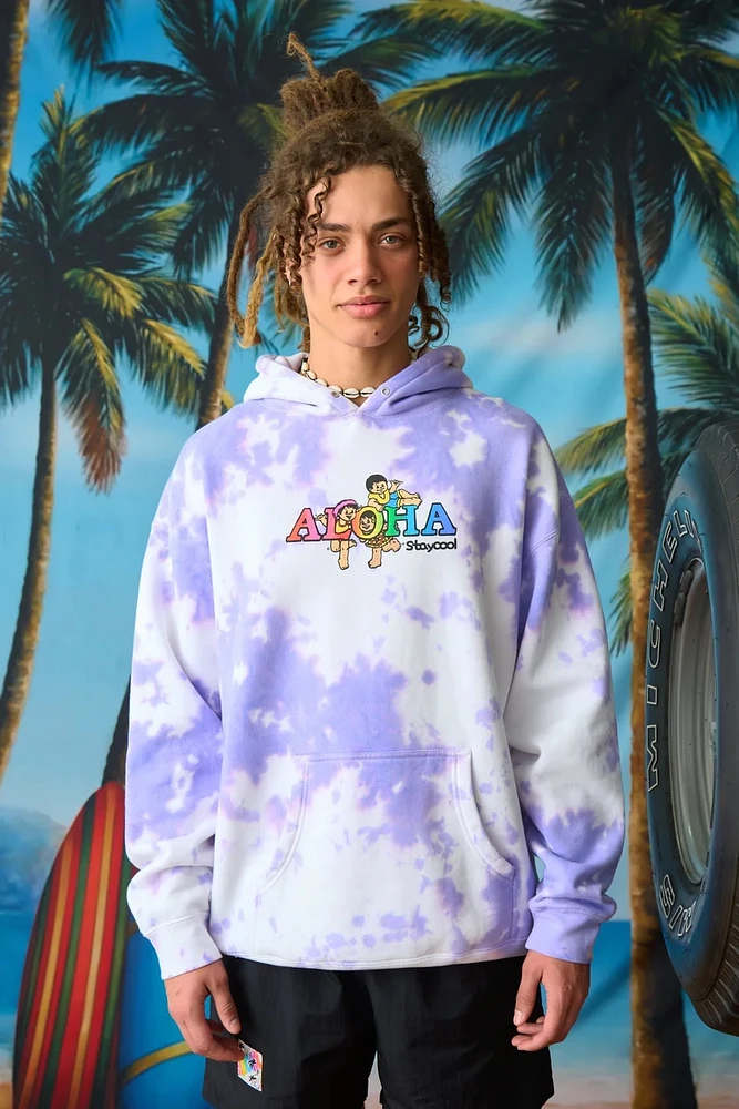 Stay Cool nyc : Aloha Tie-Dye Hoodie