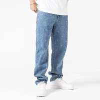 WLKN : The Allover Loose Fit Denim Pants