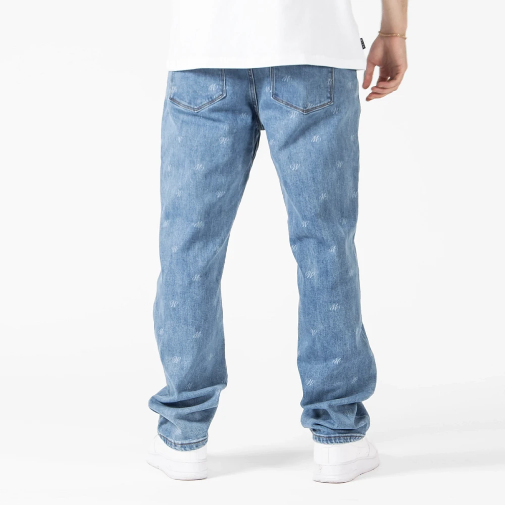 WLKN : The Allover Loose Fit Denim Pants