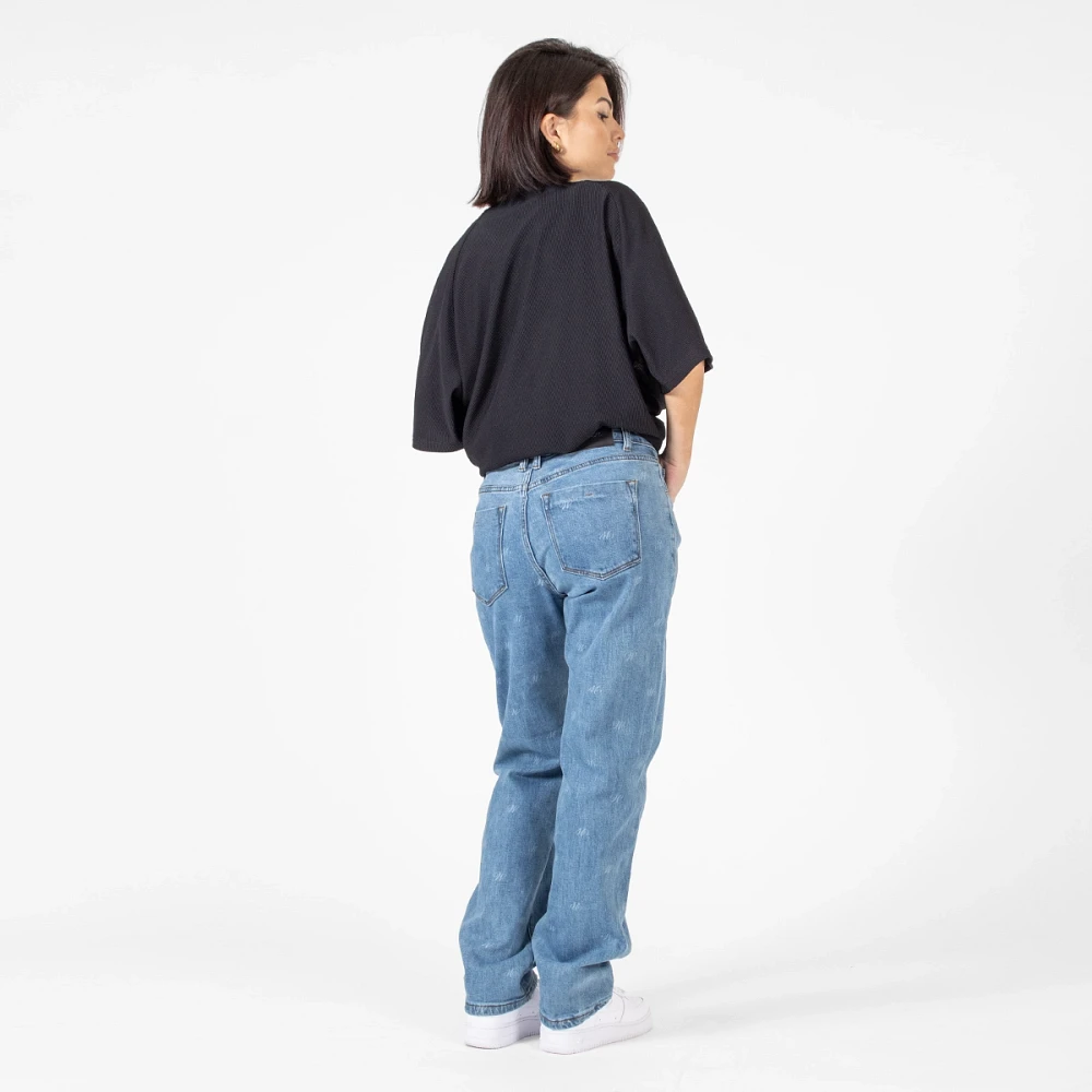 WLKN : The Allover Loose Fit Denim Pants