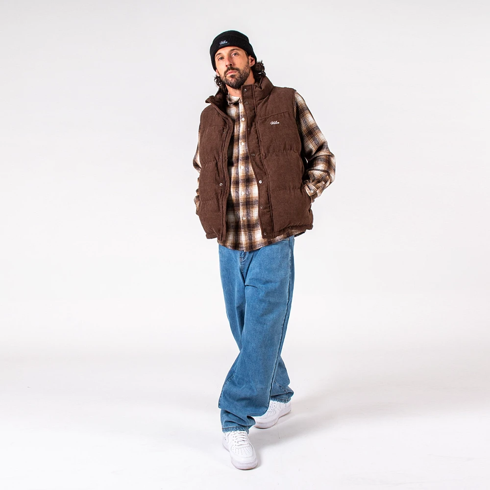 WLKN : Private Corduroy Puffer Vest, BR