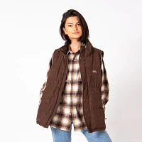 WLKN : Private Corduroy Puffer Vest, BR