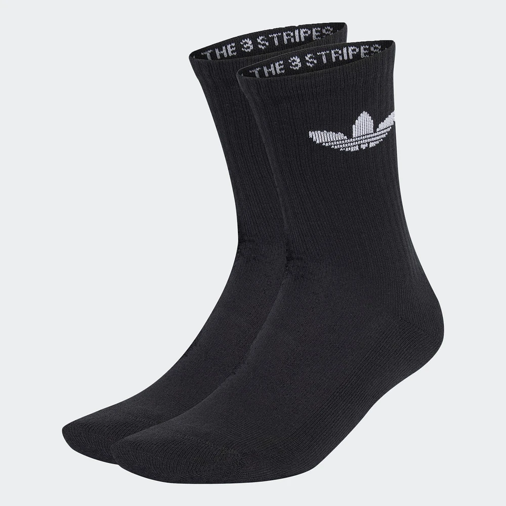 Adidas : Trefoil Cushion Crew Socks - 3 Packs