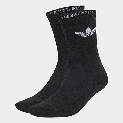 Adidas : Trefoil Cushion Crew Socks - 3 Packs