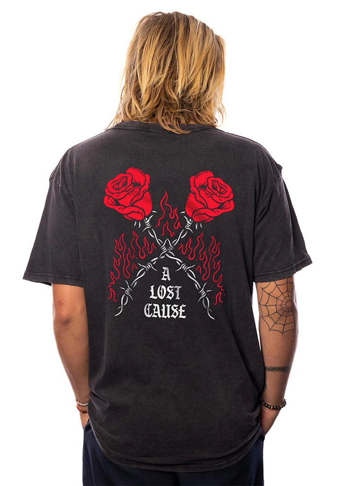 A Lost Cause : Burning Rose Tee