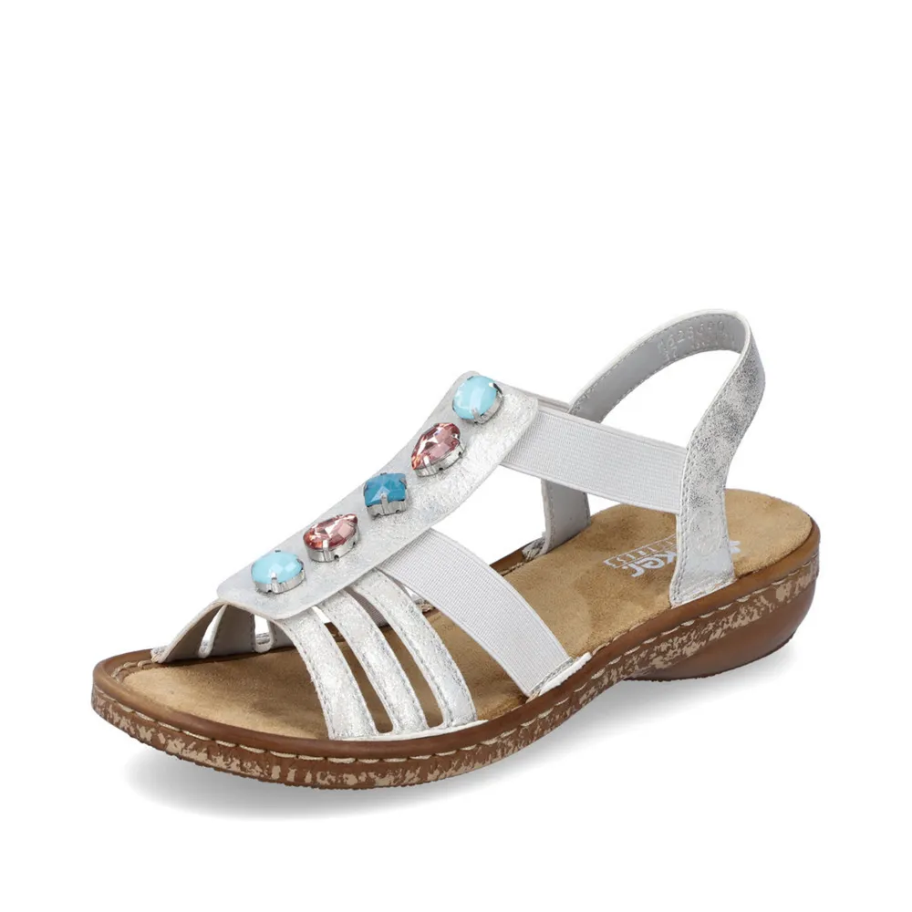 RIEKER 62860-90 Sandal (Pebbles)