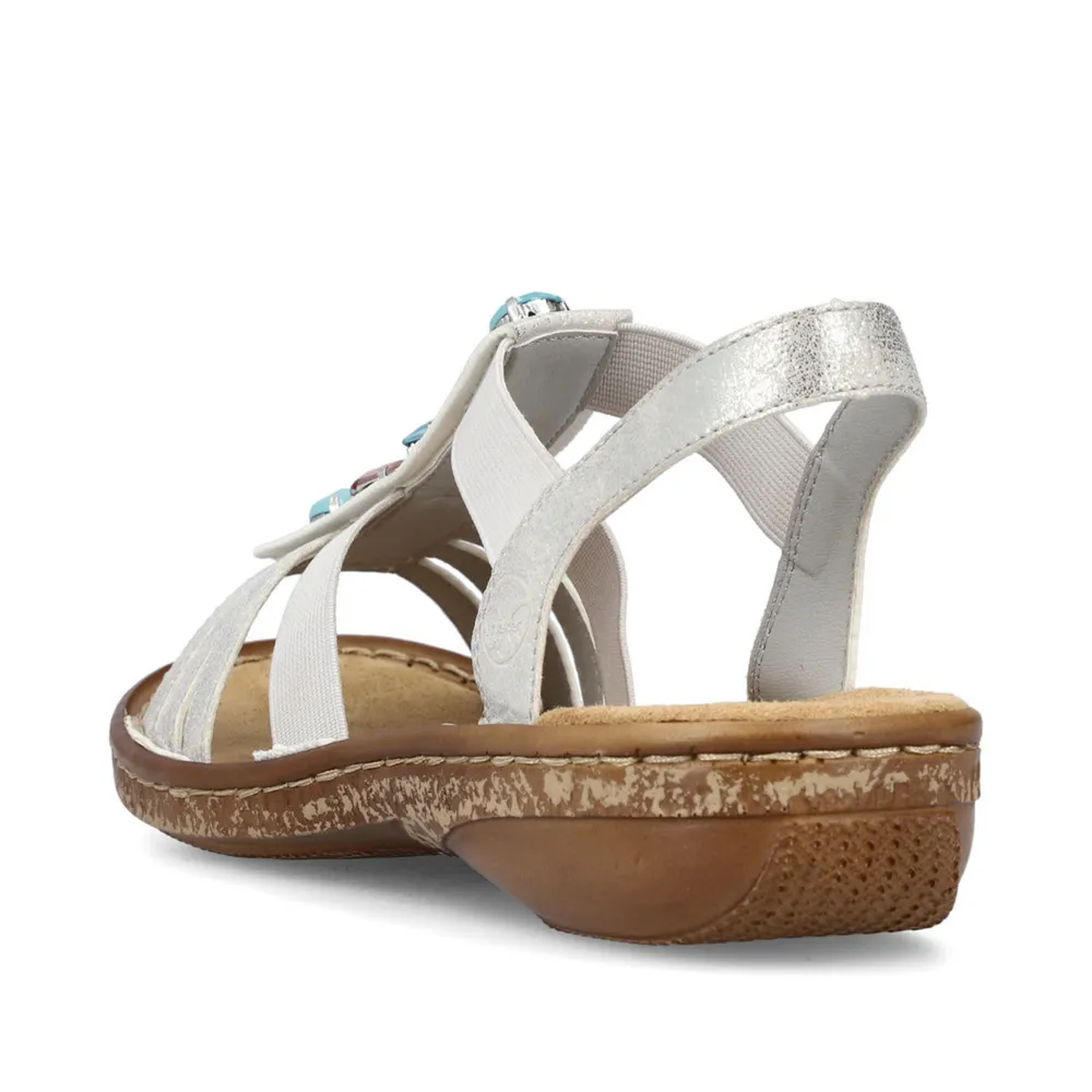 RIEKER 62860-90 Sandal (Pebbles)