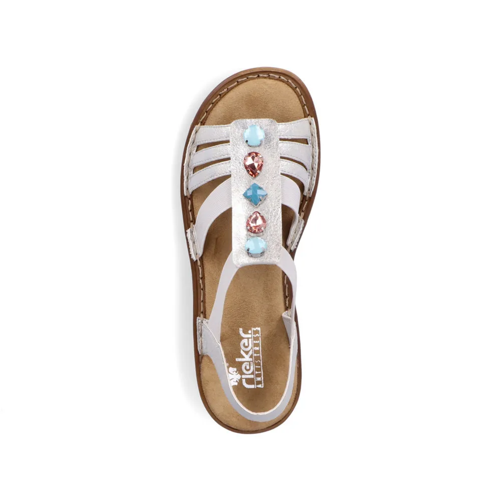 RIEKER 62860-90 Sandal (Pebbles)