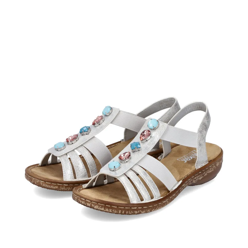 RIEKER 62860-90 Sandal (Pebbles)