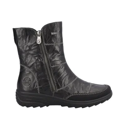 RIEKER Z7055-00 Mid-Boot (Double-Zip)