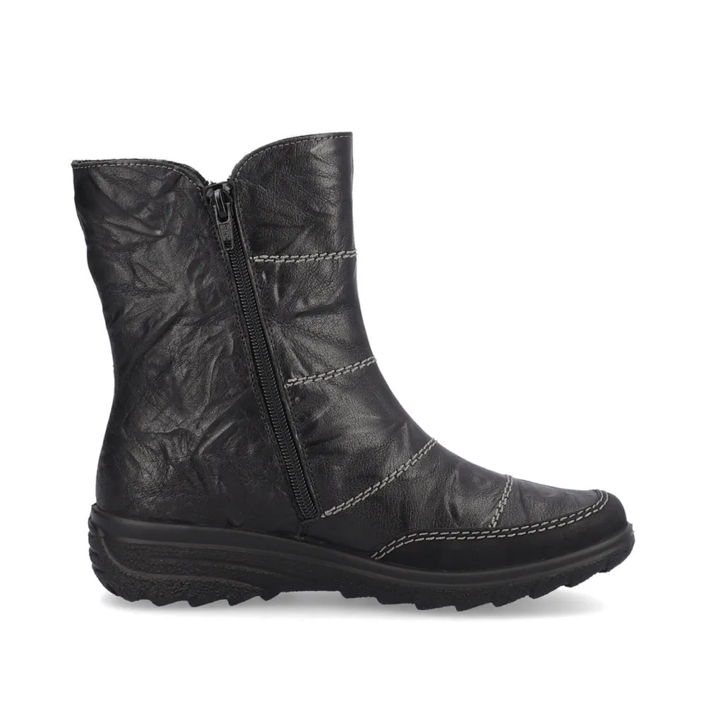 RIEKER Z7055-00 Mid-Boot (Double-Zip)