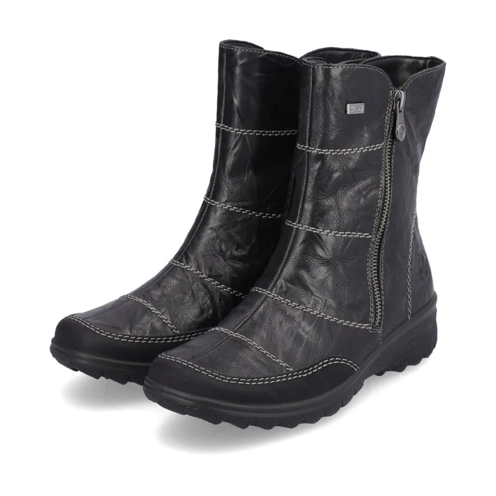 RIEKER Z7055-00 Mid-Boot (Double-Zip)